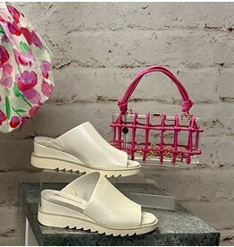 BC Knot Clear Clutch Fuchsia
