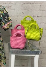 Pink BC Braided Clutch