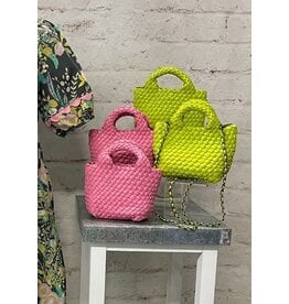 Lime BC Braided Clutch