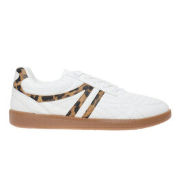 Great-2 Quilted Sneaker with Leopard Combo