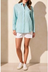 Tribal Tribal Roll Up Sleeve Shirt with Contrast Detail