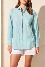 Tribal Tribal Roll Up Sleeve Shirt with Contrast Detail