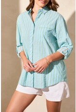 Tribal Tribal Roll Up Sleeve Shirt with Contrast Detail