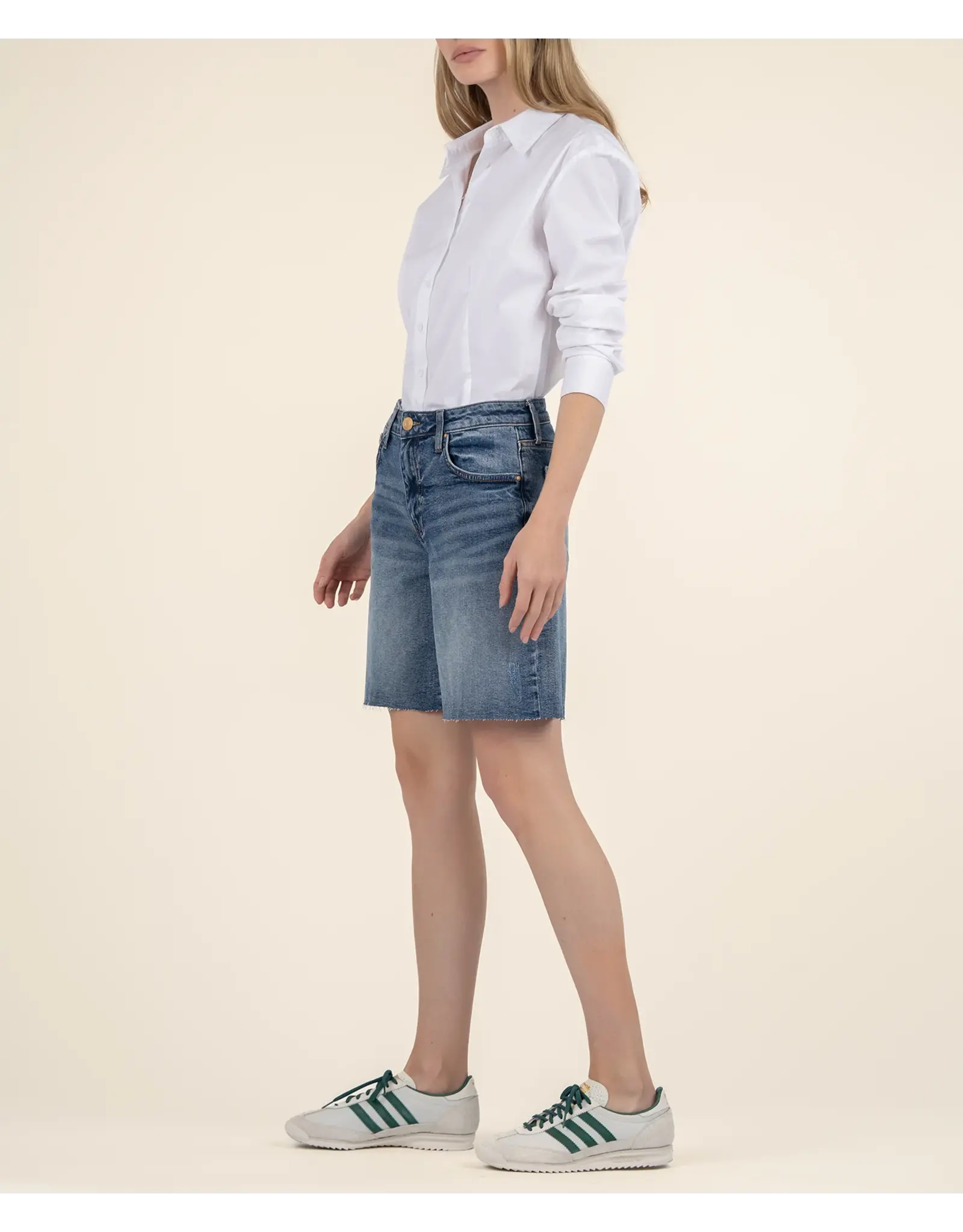 Kut from the Kloth / STS Blue KUT Hailey High Rise Bermuda Shorts - Vigor