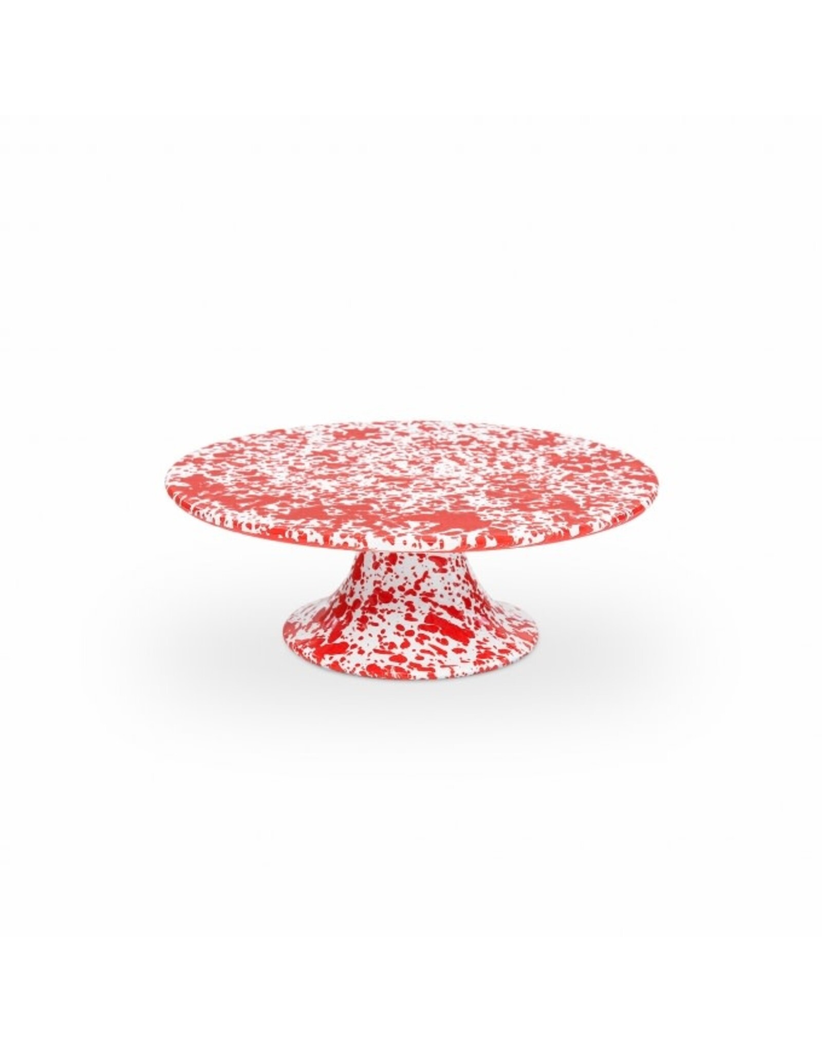 Enamelware 11" Cake Stand Splatterware