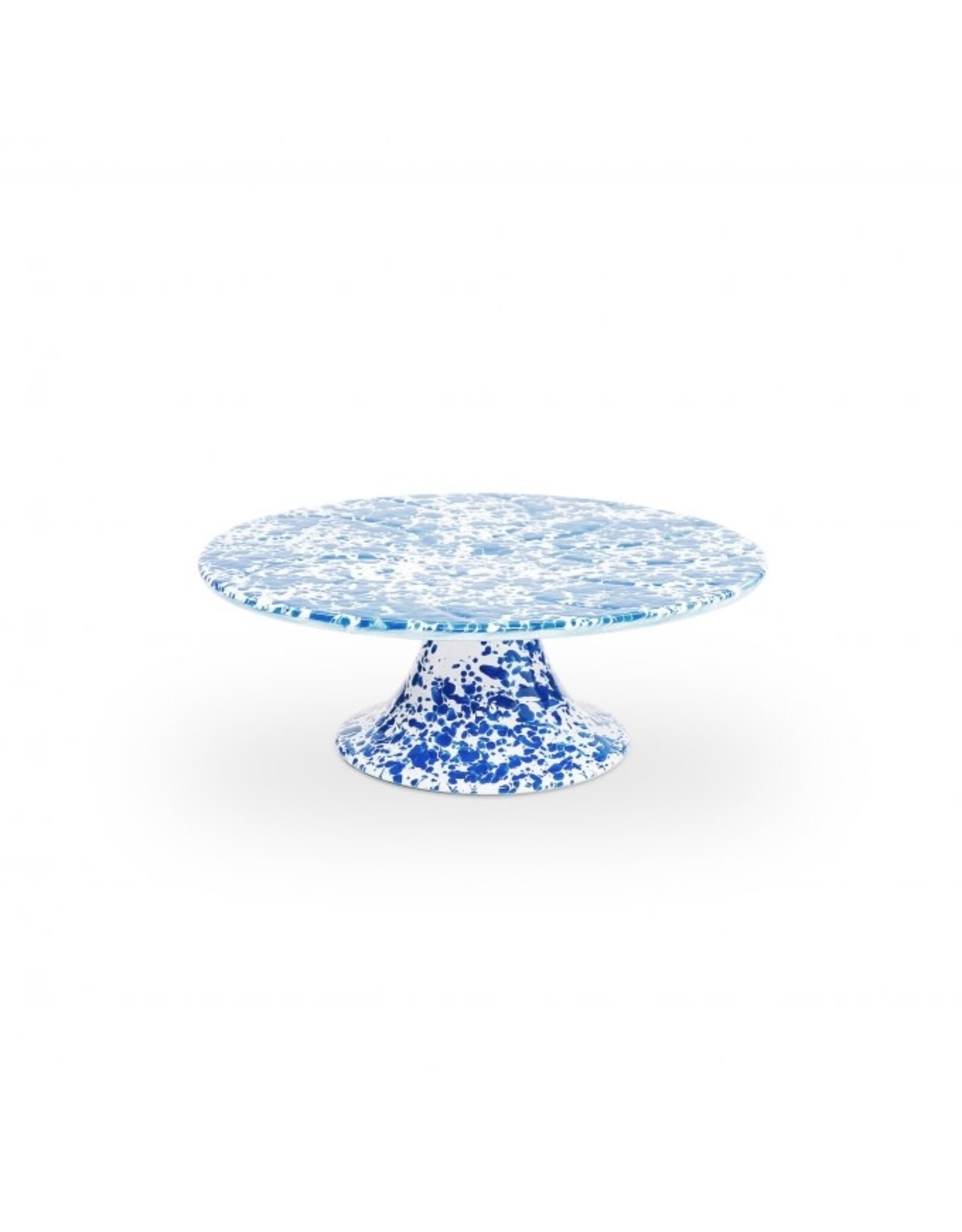 Enamelware 11" Cake Stand Splatterware
