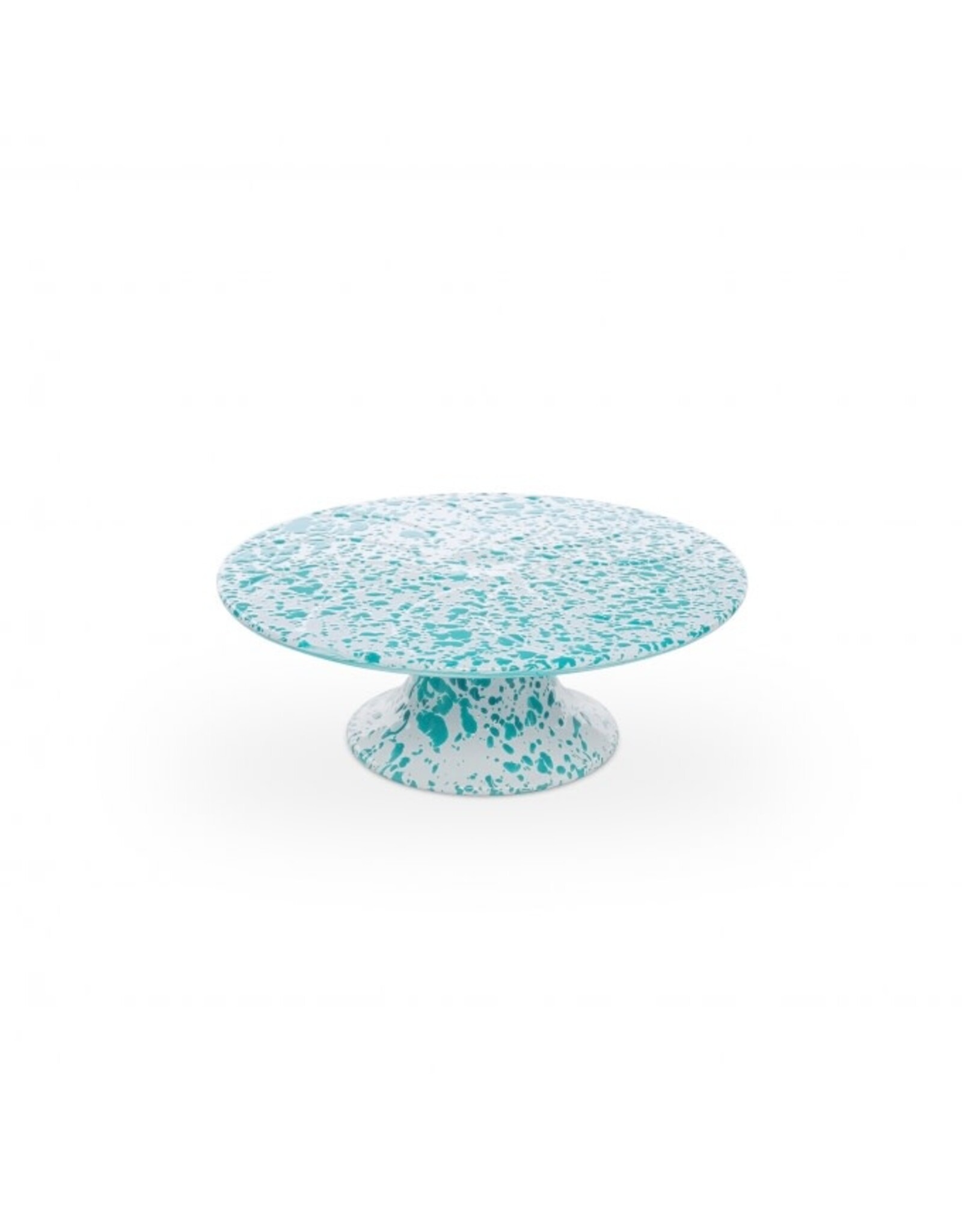 Enamelware 11" Cake Stand Splatterware