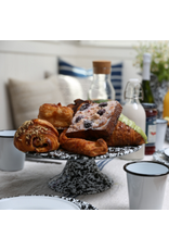 Enamelware 11" Cake Stand Splatterware