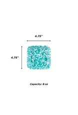 Marble Splatter 8 oz Small Square Tray