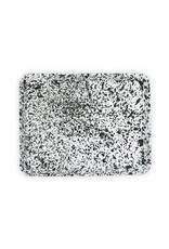Enamelware Rectangle Jelly Roll Tray Splatterware