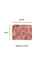 Enamelware Rectangle Jelly Roll Tray Splatterware