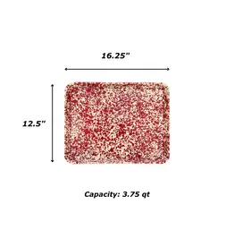 Marble Splatter Rectangle Jelly Roll Tray