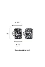 Marble Splatter Salt & Pepper Shaker Set