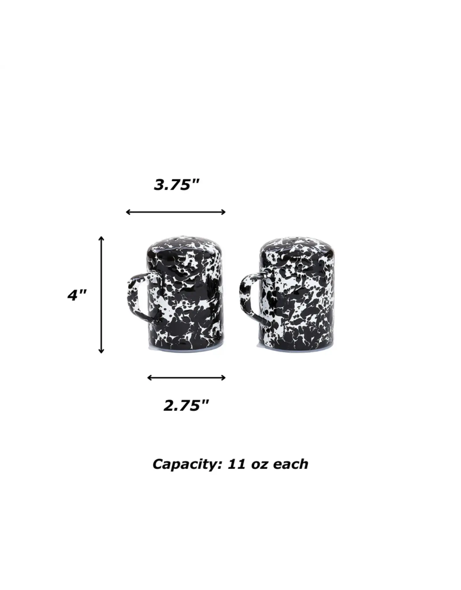 Marble Splatter Salt & Pepper Shaker Set