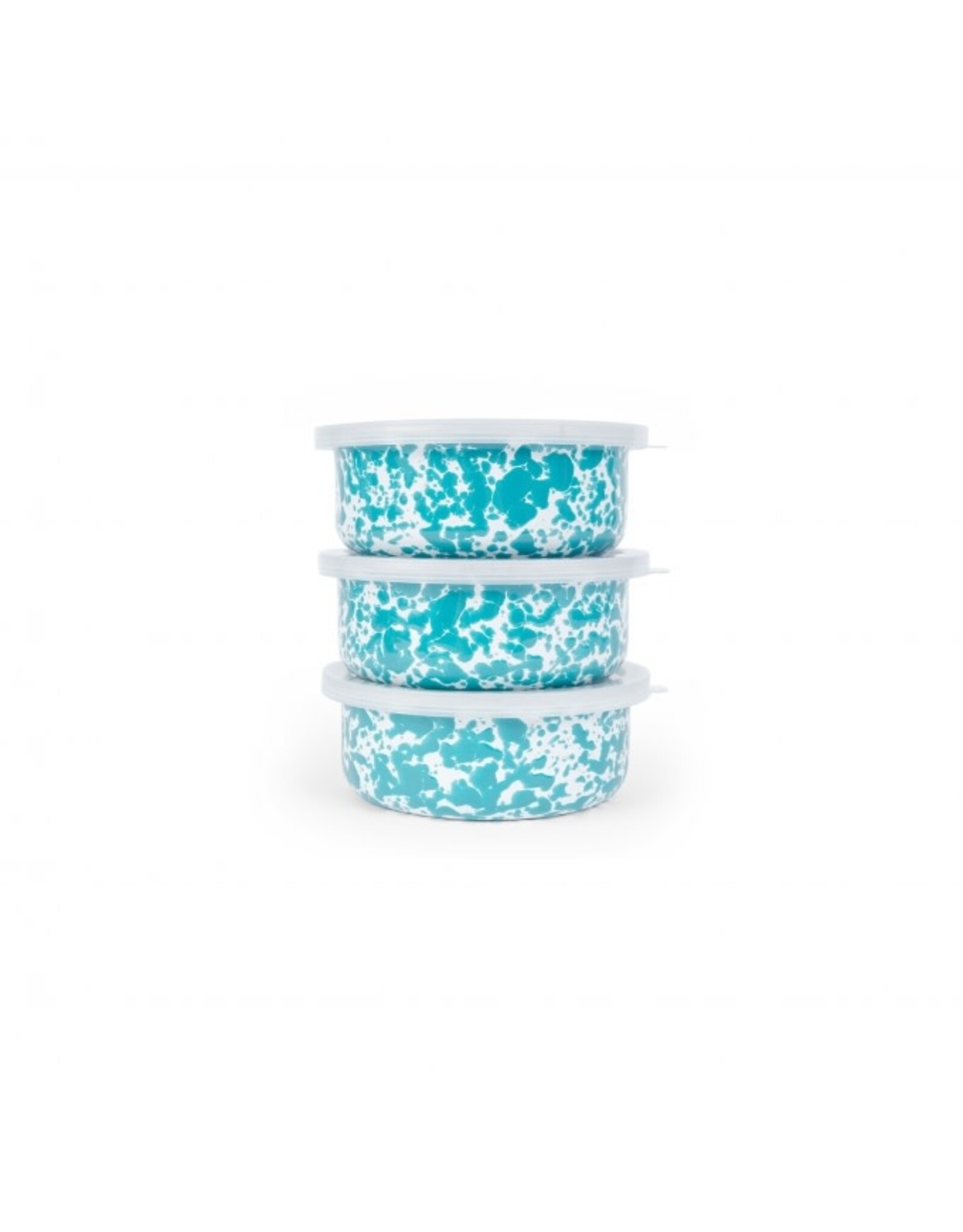 Marble Splatter 3-pc Storage Bowl Set
