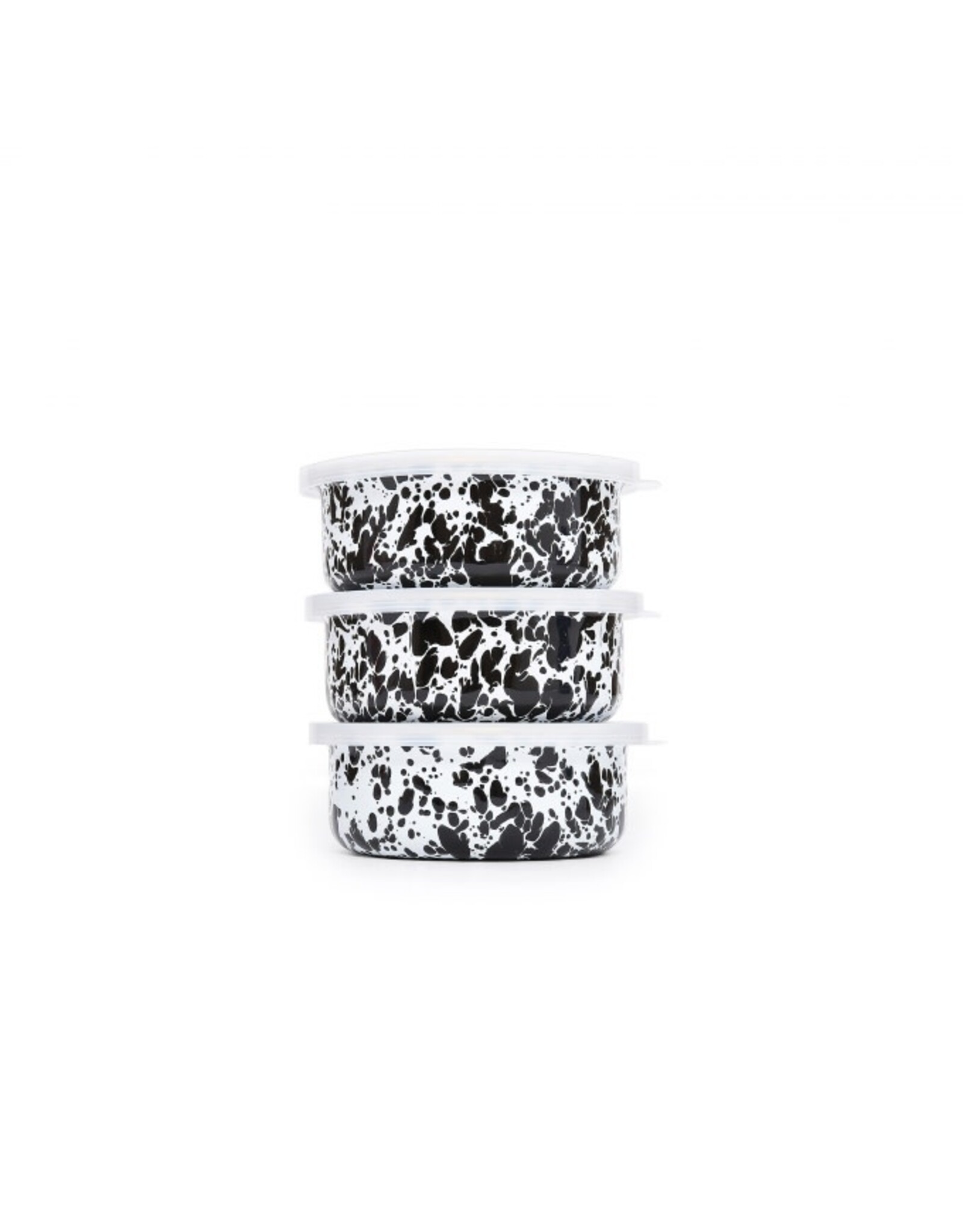Marble Splatter 3-pc Storage Bowl Set