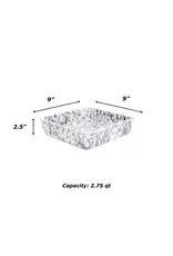 Enamelware Brownie Pan Splatterware