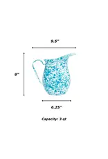 Marble Splatter 3 qt Large Pitcher