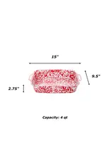 Marble Splatter Lasagna Pan