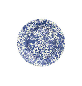 Navy/Cream Marble Splatter Dinner Plate