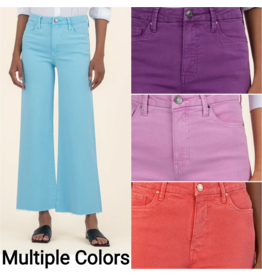Kut from the Kloth / STS Blue KUT Meg High Rise Fab Ab Wide Leg Raw Hem