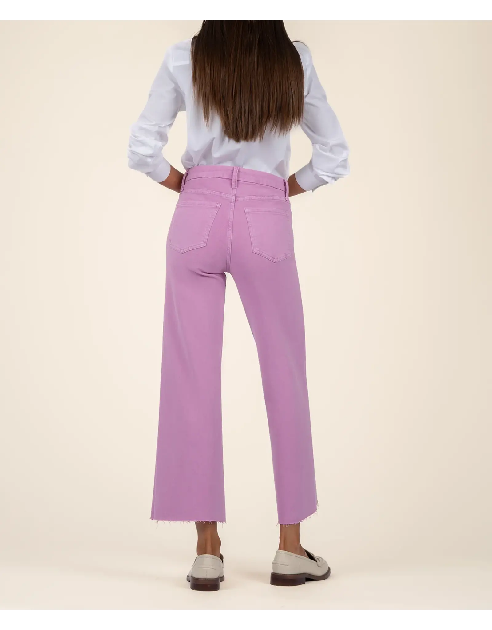 Kut from the Kloth / STS Blue KUT Meg High Rise Fab Ab Wide Leg Raw Hem