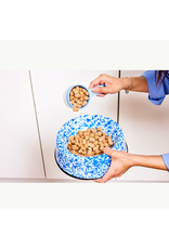 Enamelware Large Pet Bowl Splatterware
