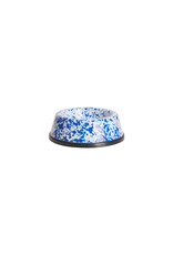 Enamelware Large Pet Bowl Splatterware