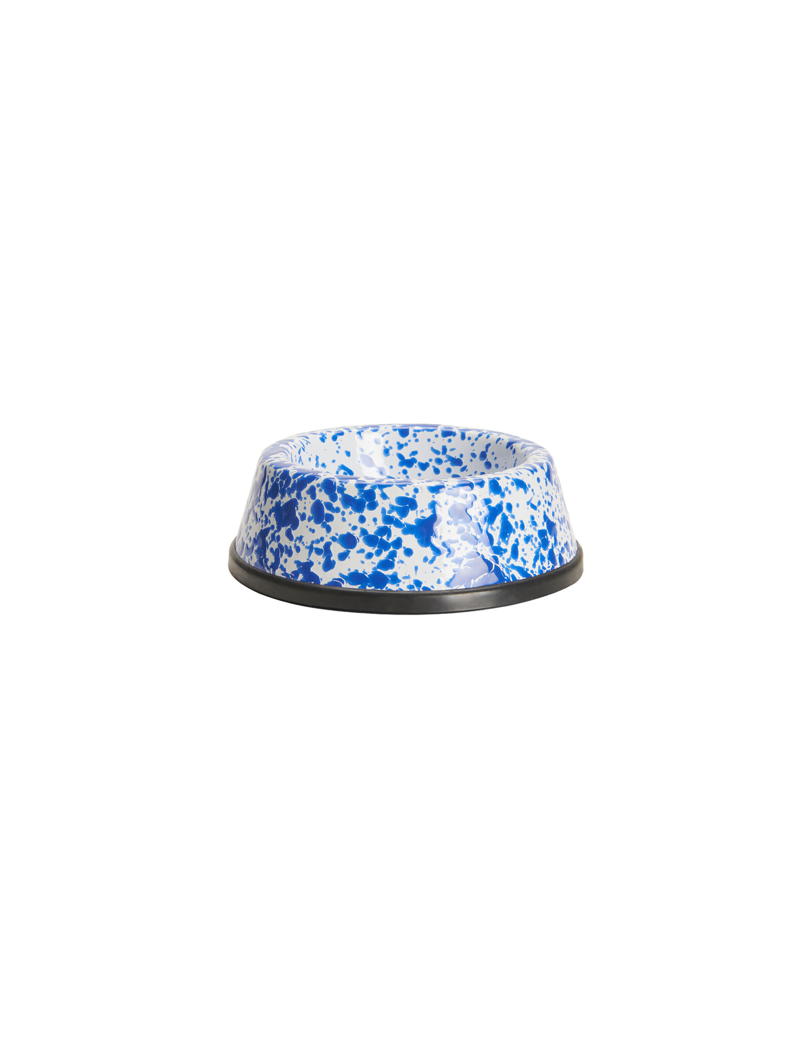 Enamelware Large Pet Bowl Splatterware