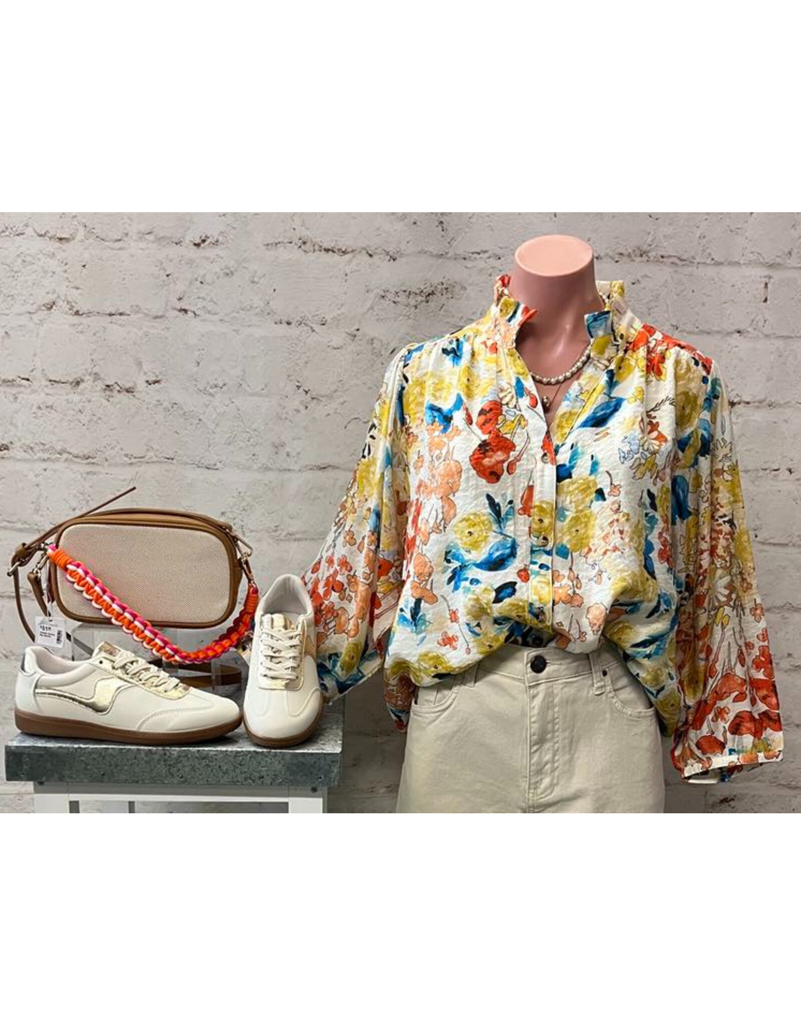 Meadow Chiffon Top