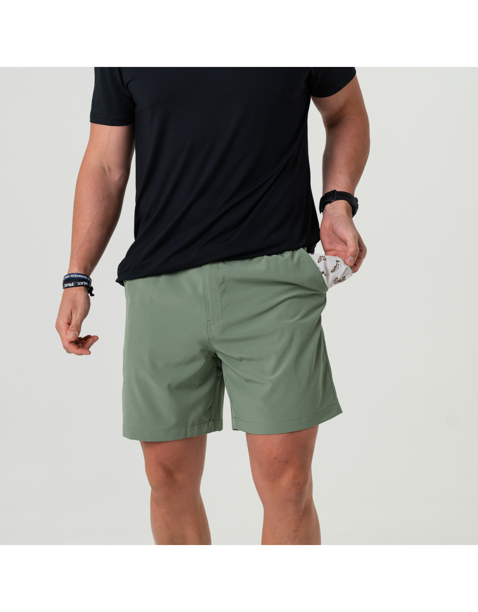 Burlebo Burlebo Everyday Short Light Sage - Fish Toss Pocket XLarge 7" (THE ORIGINAL)