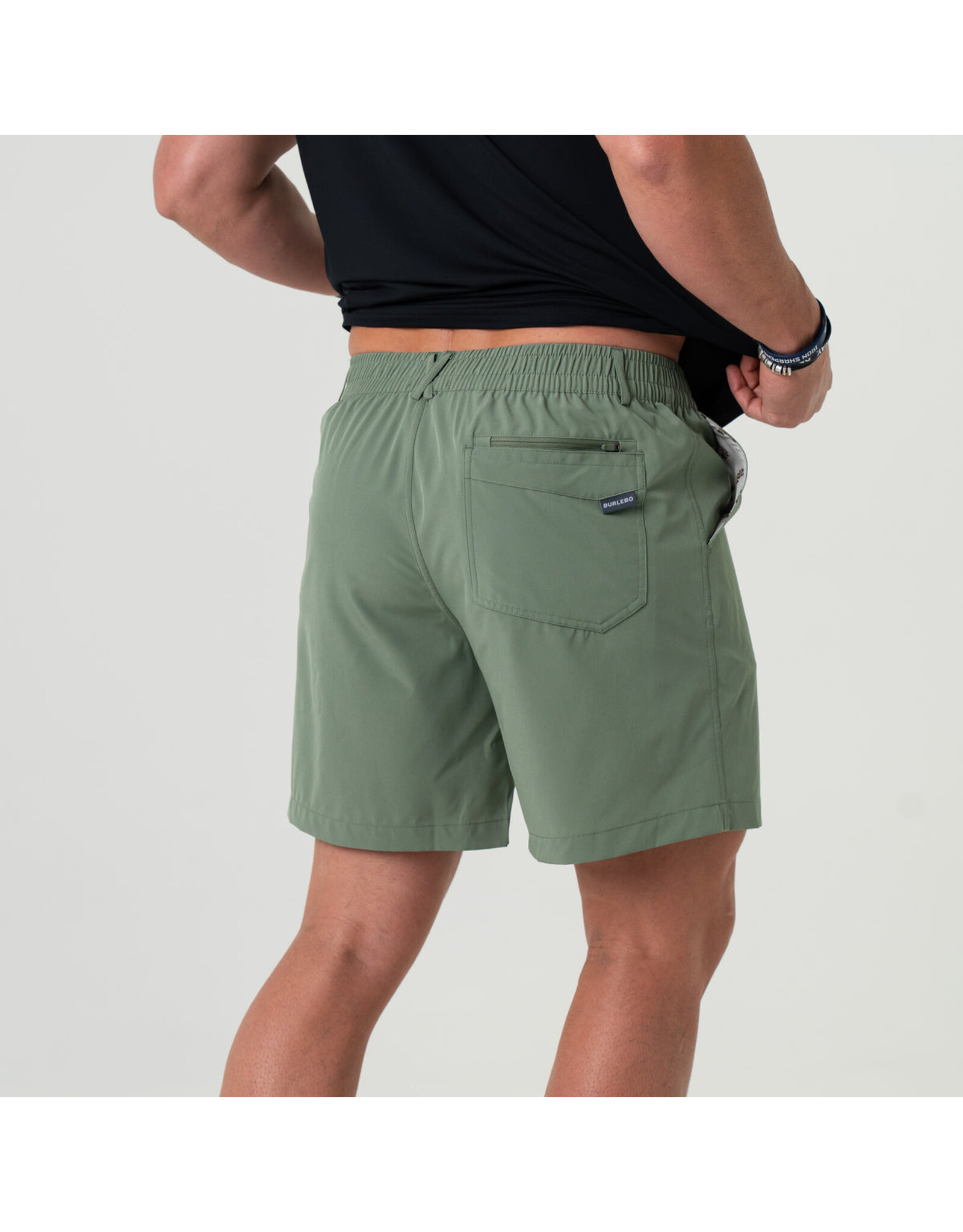 Burlebo Burlebo Everyday Short Light Sage - Fish Toss Pocket XLarge 7" (THE ORIGINAL)