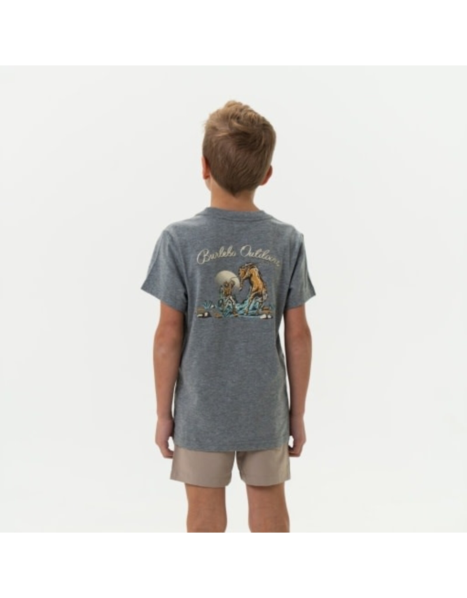 Burlebo Burlebo Youth Tee Camo Cowboy Up