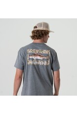 Burlebo  Burlebo Short Sleeve Keeper Redfish T-Shirt Dark Heather Grey