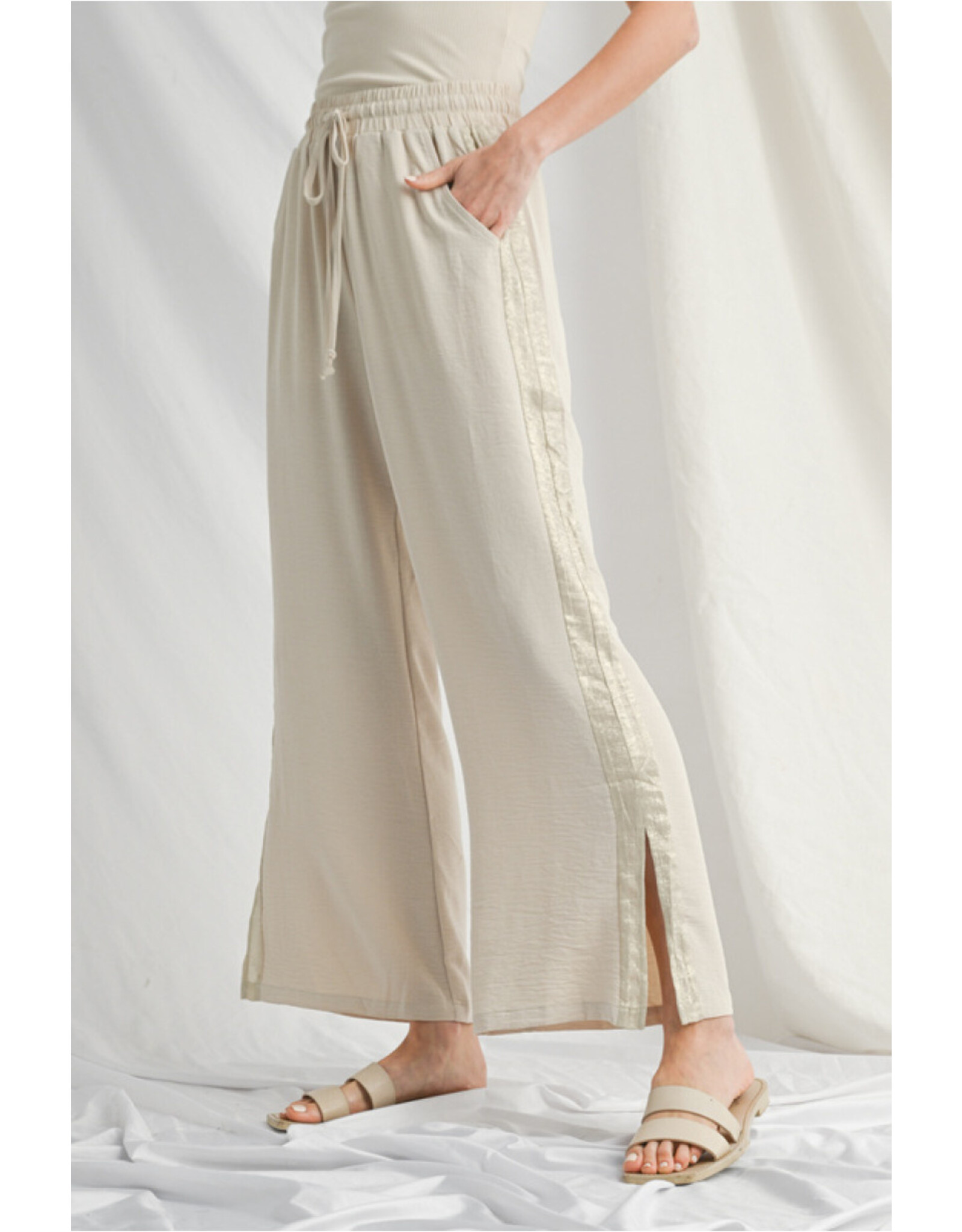 Robyn Drawstring Wide Leg Pants