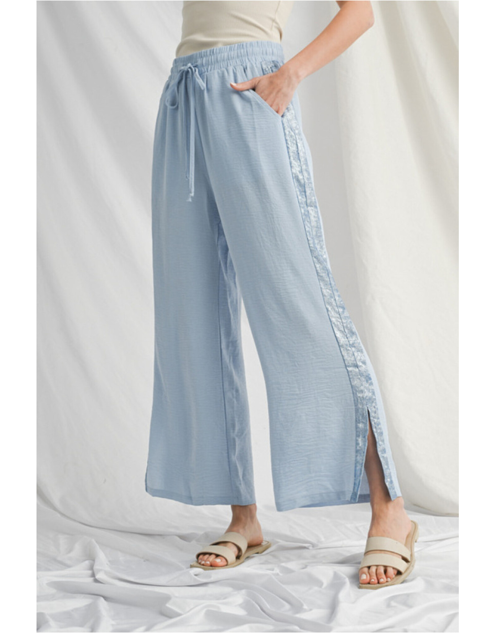 Robyn Drawstring Wide Leg Pants