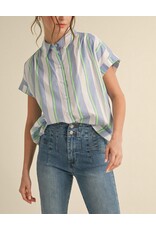 Rina Striped Button-Up