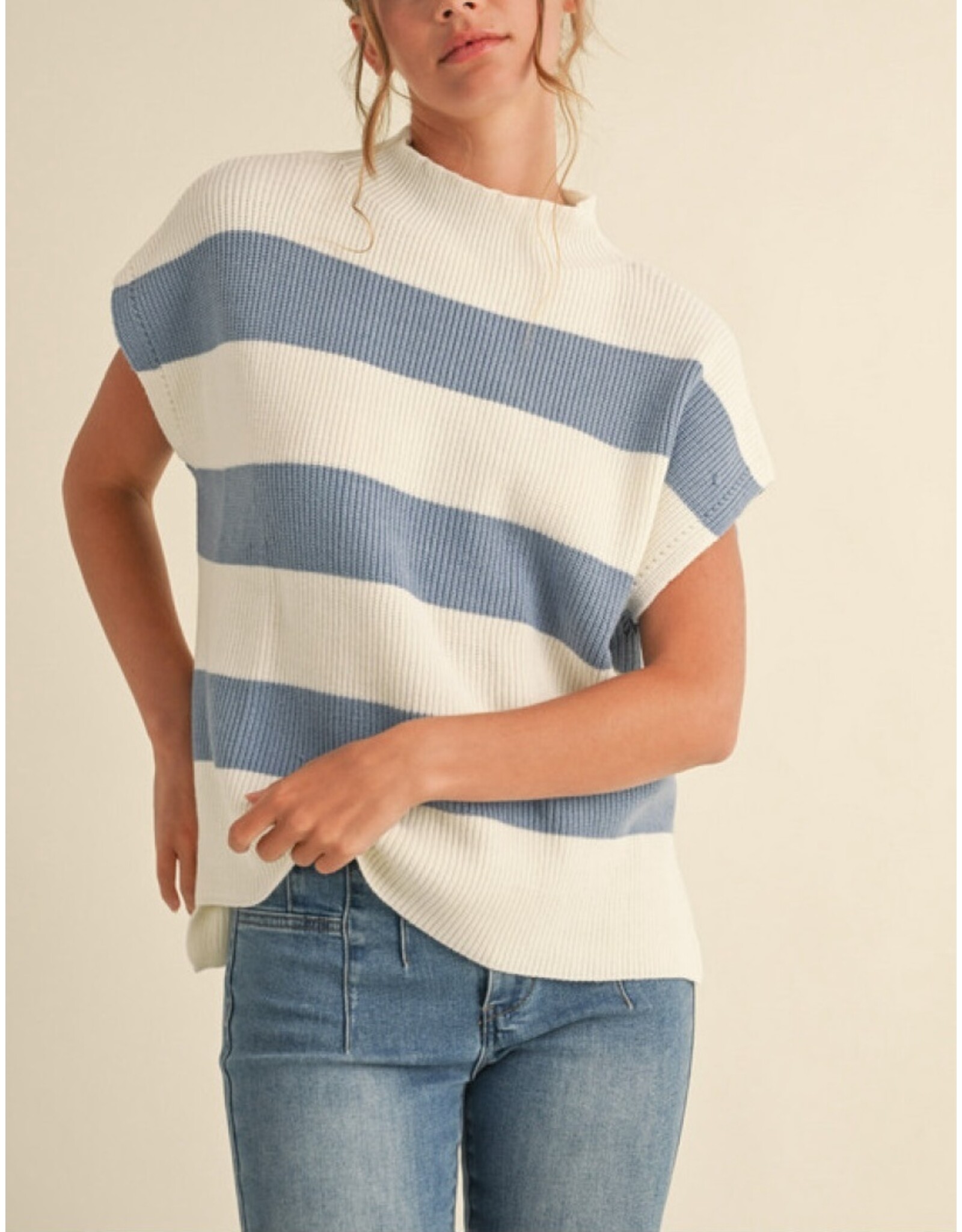 Rowan Striped Knit Pullover