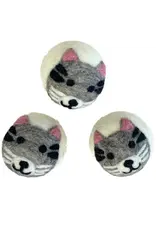 Wool Dryer Balls - Set of 3 Cat