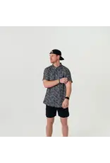Burlebo Burlebo Performance Button Up - Stone Camo