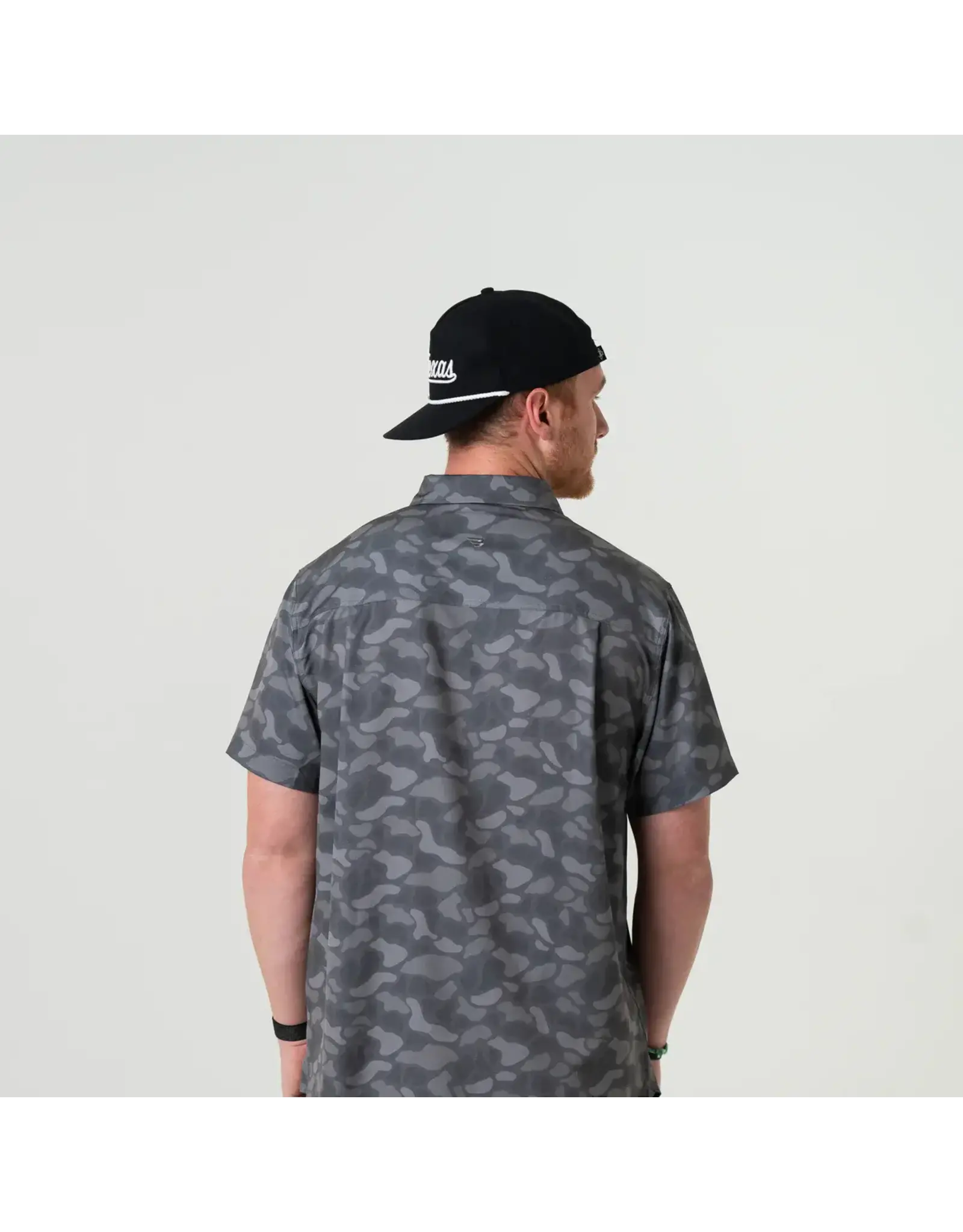 Burlebo Burlebo Performance Button Up - Stone Camo