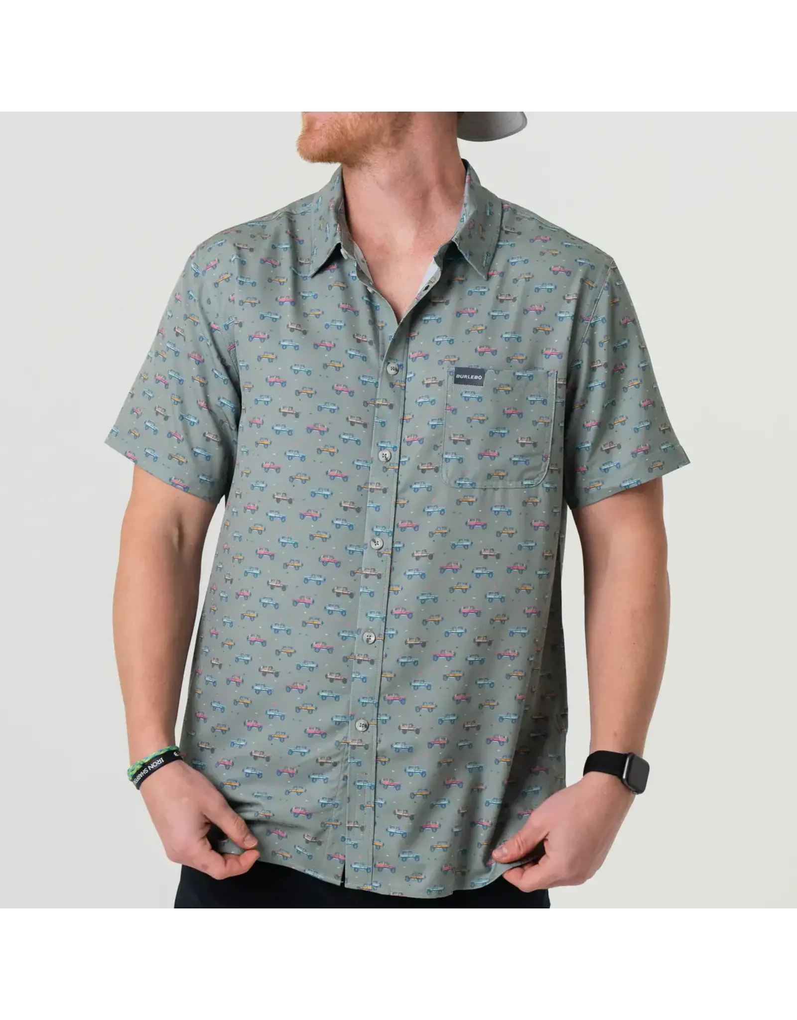 Burlebo Burlebo Performance Button Up - Vintage Cruiser