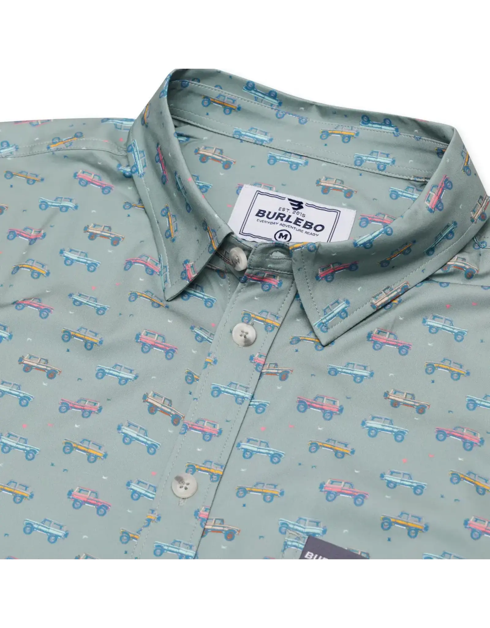 Burlebo Burlebo Performance Button Up - Vintage Cruiser