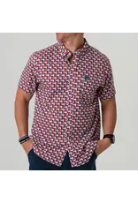 Burlebo Burlebo Performance Button Up - Texas Flag