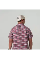 Burlebo Burlebo Performance Button Up - Texas Flag