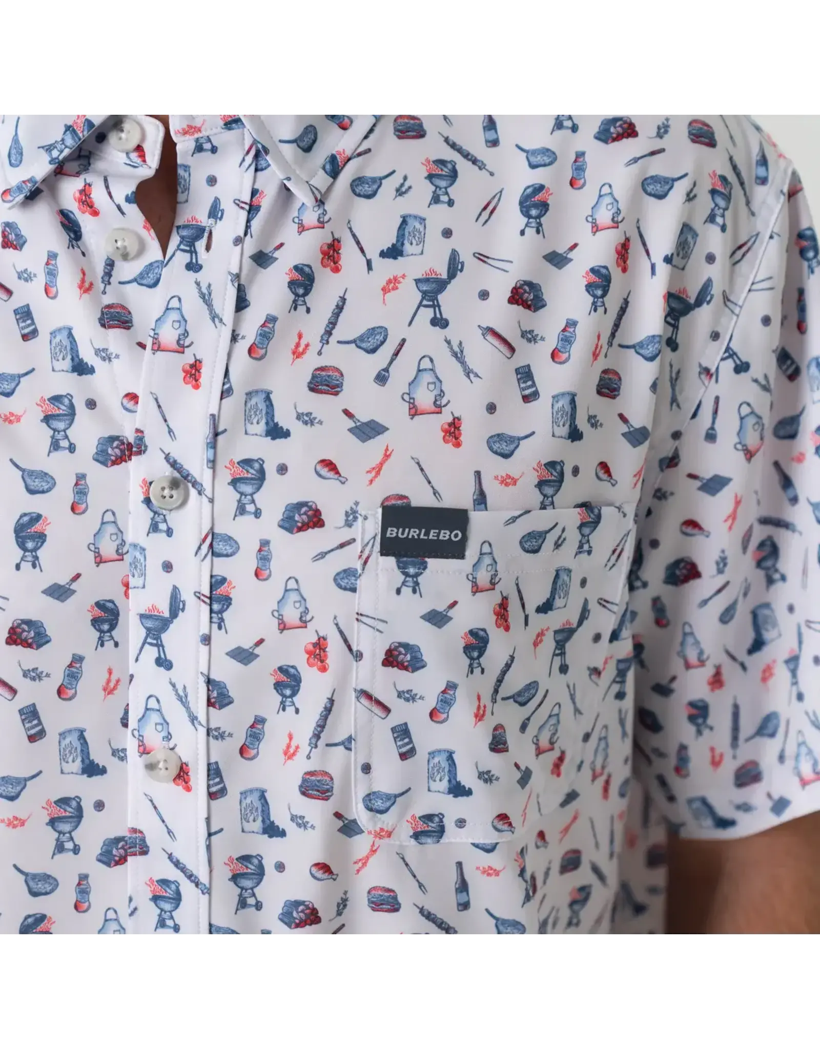 Burlebo Burlebo Performance Button Up - Grillmaster