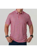 Burlebo Burlebo Performance Polo - American Flag Print