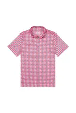 Burlebo Burlebo Performance Polo - American Flag Print