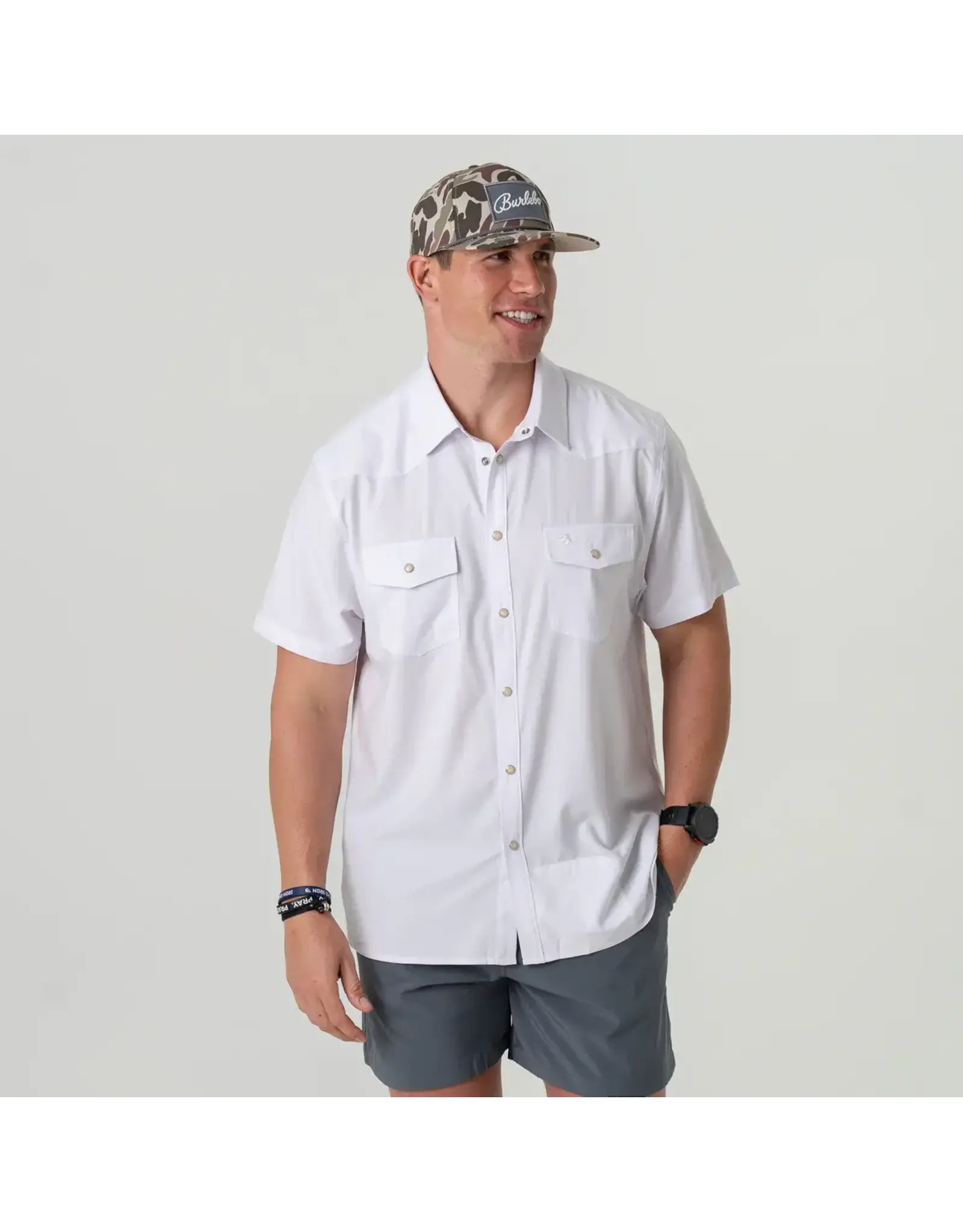 Burlebo Burlebo Performance Western Shirt - White