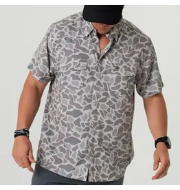 Burlebo Burlebo Performance Short Sleeve Western Shirt - Classic Deer Camo